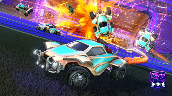 A Rocket League car design from edgarar123