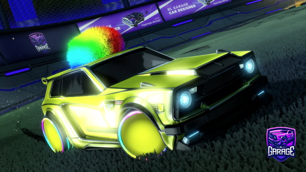 A Rocket League car design from BelugaMcCoy