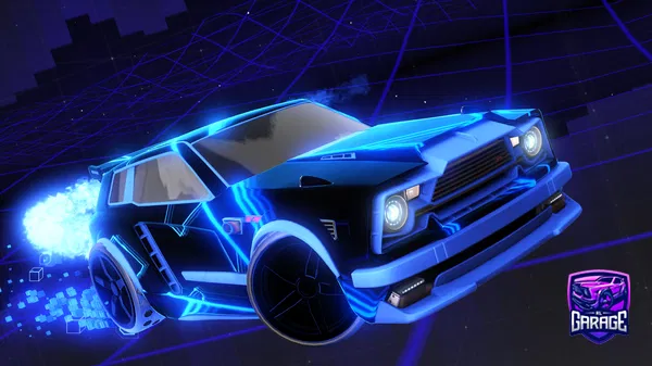 A Rocket League car design from santan