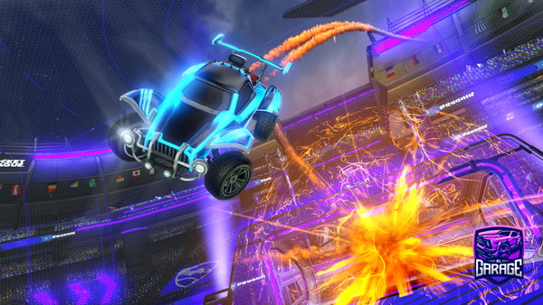 A Rocket League car design from Dwoody97