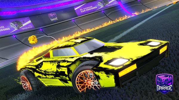 A Rocket League car design from plopblop2009