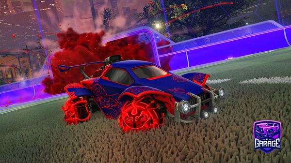 A Rocket League car design from FmFraxx