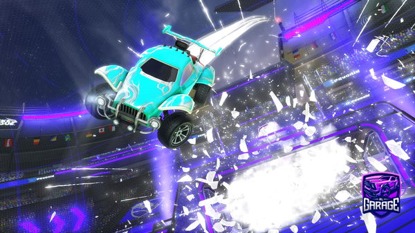 A Rocket League car design from Staticklips