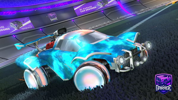 A Rocket League car design from -OTA-