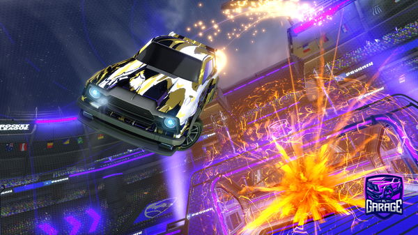 A Rocket League car design from oThornsMC