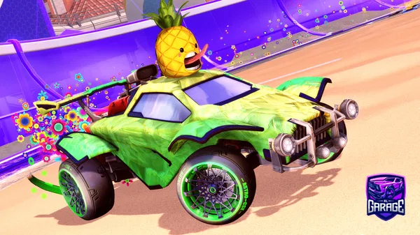 A Rocket League car design from Vibesoff2day