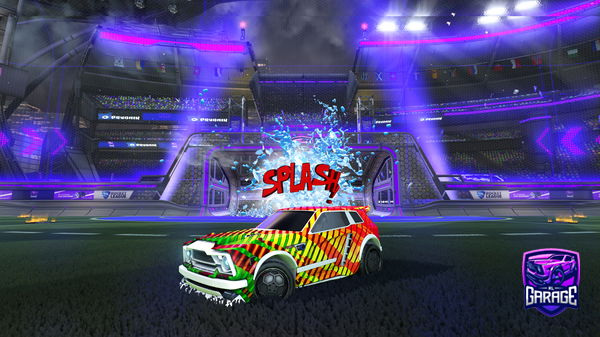 A Rocket League car design from futlfc