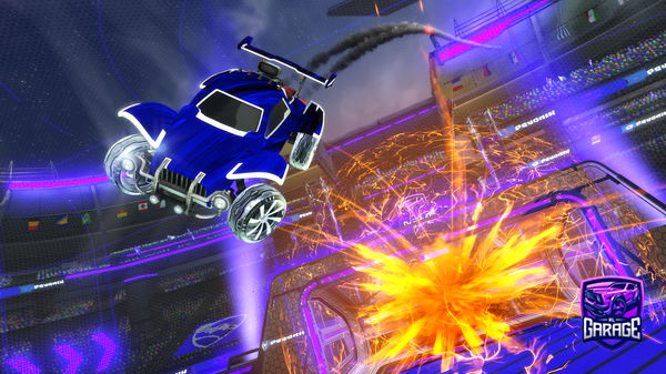 A Rocket League car design from Treptic