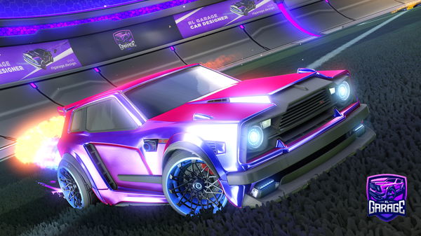 A Rocket League car design from kumiz7959