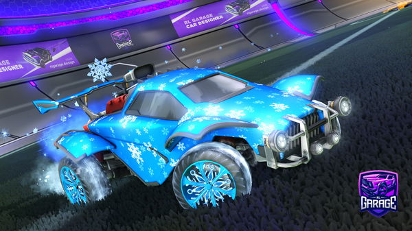 A Rocket League car design from Aimonster5