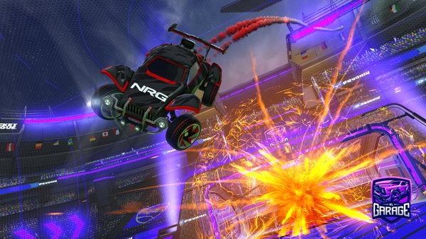 A Rocket League car design from Papa_dragon69420