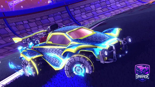 A Rocket League car design from bendyrhino