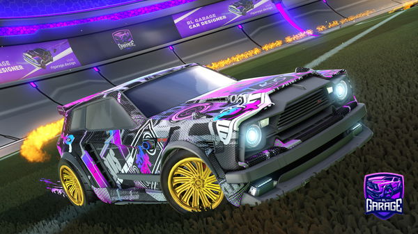 A Rocket League car design from IzarRL