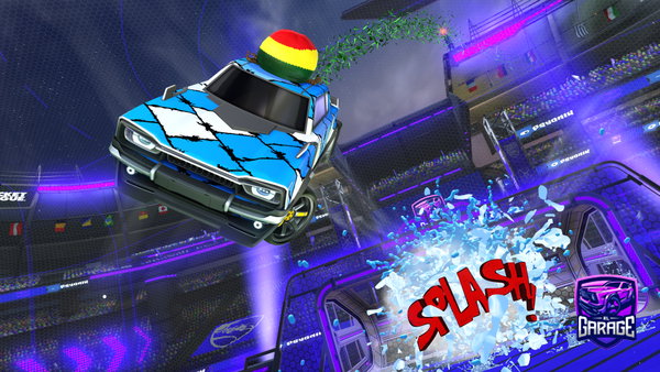 A Rocket League car design from Orocus_Unai