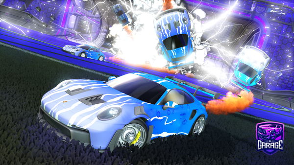 A Rocket League car design from CleetiStudios