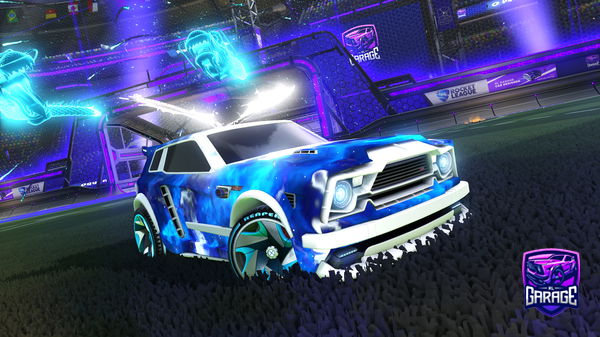 A Rocket League car design from EPFJumping_White