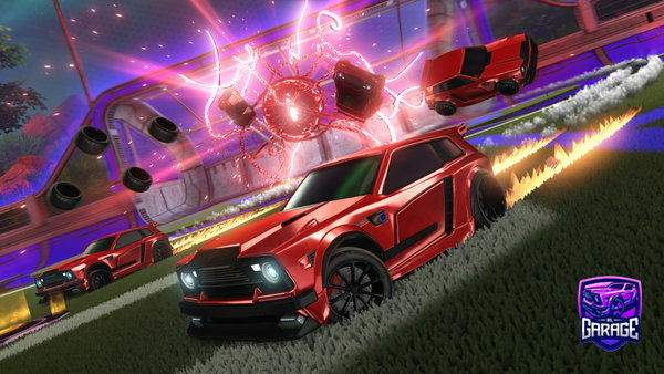 A Rocket League car design from Spark_GamerX