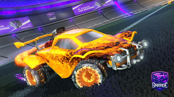 A Rocket League car design from Omainga