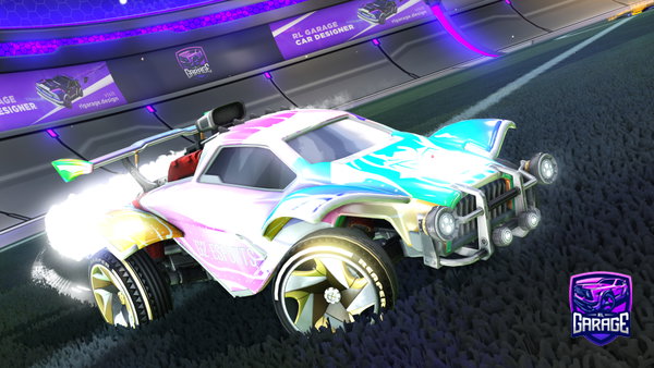 A Rocket League car design from Isd1as