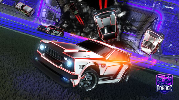 A Rocket League car design from Superninja08