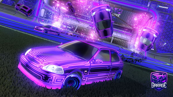 A Rocket League car design from TheHawkDiaz