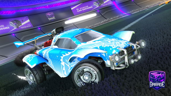 A Rocket League car design from TOXT3R