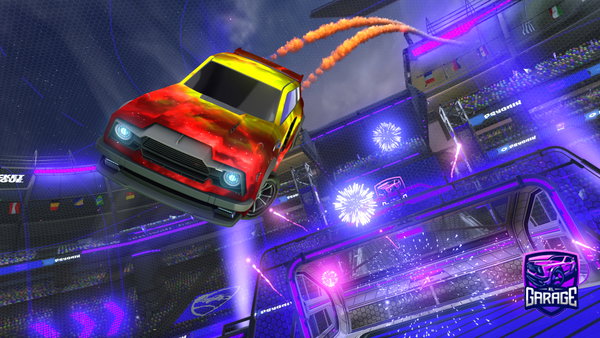 A Rocket League car design from francyted