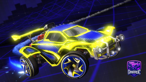 A Rocket League car design from Bhaus42