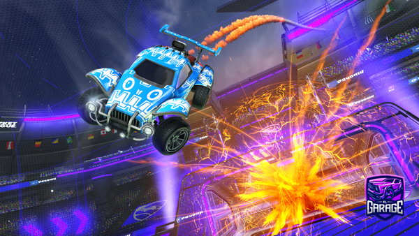 A Rocket League car design from XproH709