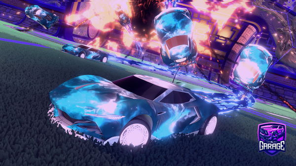 A Rocket League car design from CRUEL13