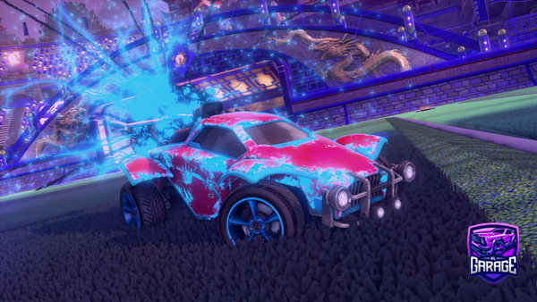 A Rocket League car design from scalambo