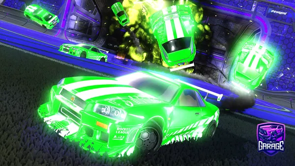 A Rocket League car design from notme1404