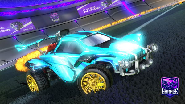 A Rocket League car design from Bighe_d