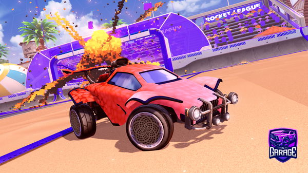 A Rocket League car design from FireSchorcher