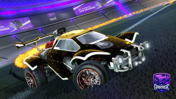 A Rocket League car design from Mando05