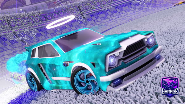 A Rocket League car design from Alcheenoe