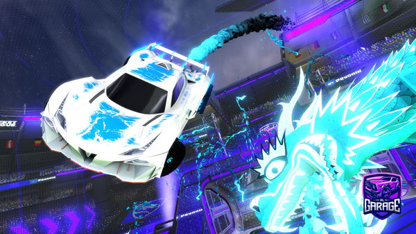 A Rocket League car design from Dragonyoudown