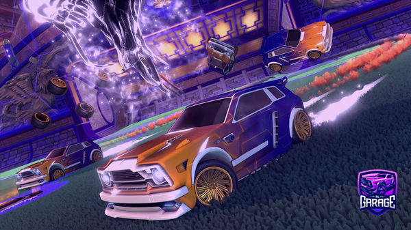 A Rocket League car design from SUK1AR1