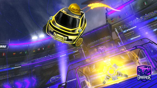 A Rocket League car design from Aqua28