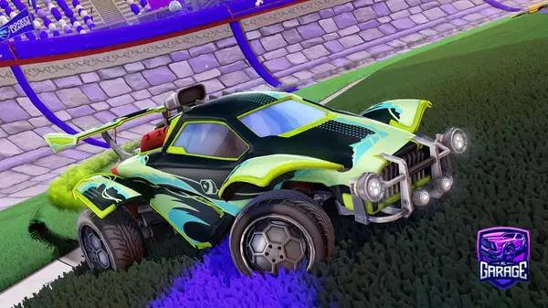 A Rocket League car design from bendyrhino