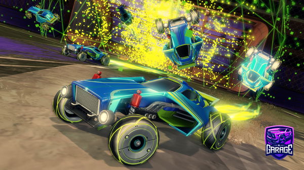 A Rocket League car design from Peppie1810