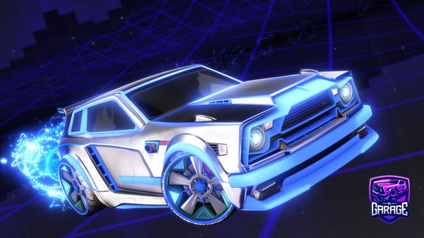A Rocket League car design from PWRStrix