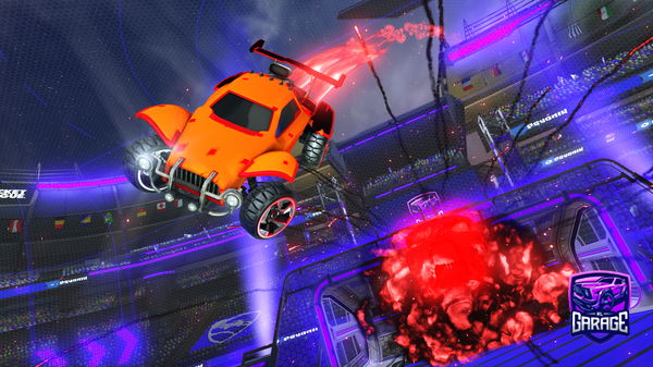 A Rocket League car design from Mast-78