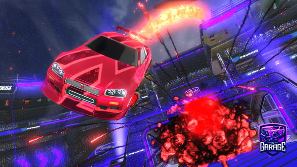 A Rocket League car design from YKIWIM-_-