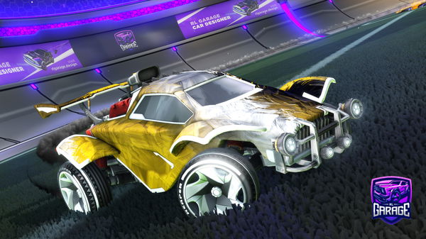 A Rocket League car design from ZilverrZz