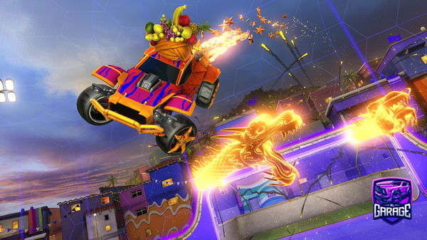 A Rocket League car design from JuZ-07