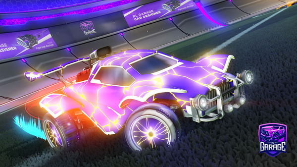 A Rocket League car design from Dreshark