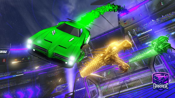 A Rocket League car design from FloodedYT