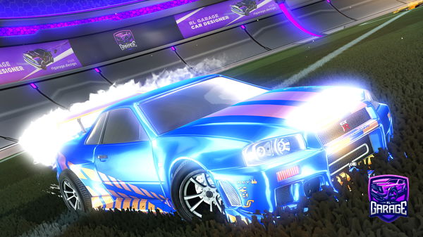 A Rocket League car design from NRG_dhidby