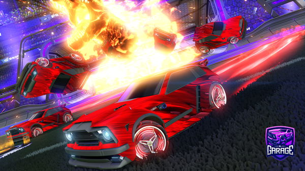 A Rocket League car design from Midni